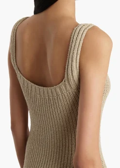 Lex Dress in Beige