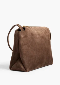 Lina Crossbody Bag in Cedar Suede