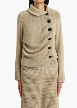 Lorrai Cardigan in Beige