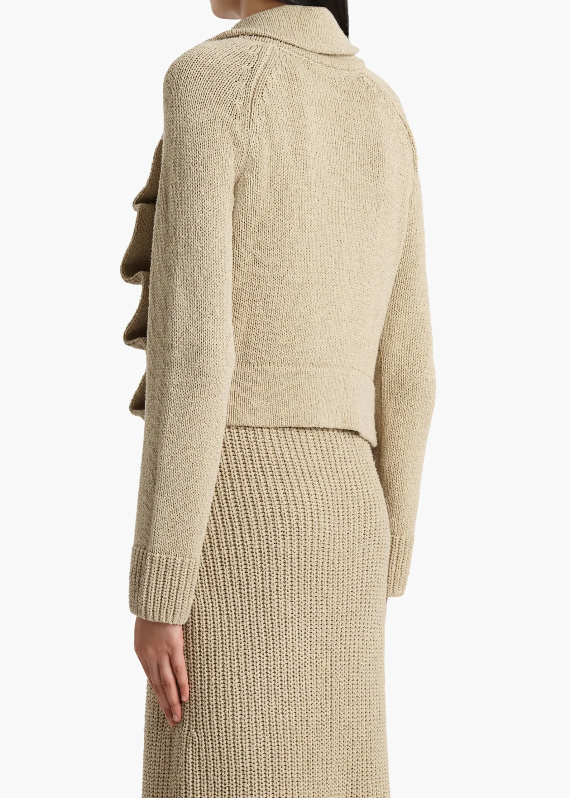 Lorrai Cardigan in Beige