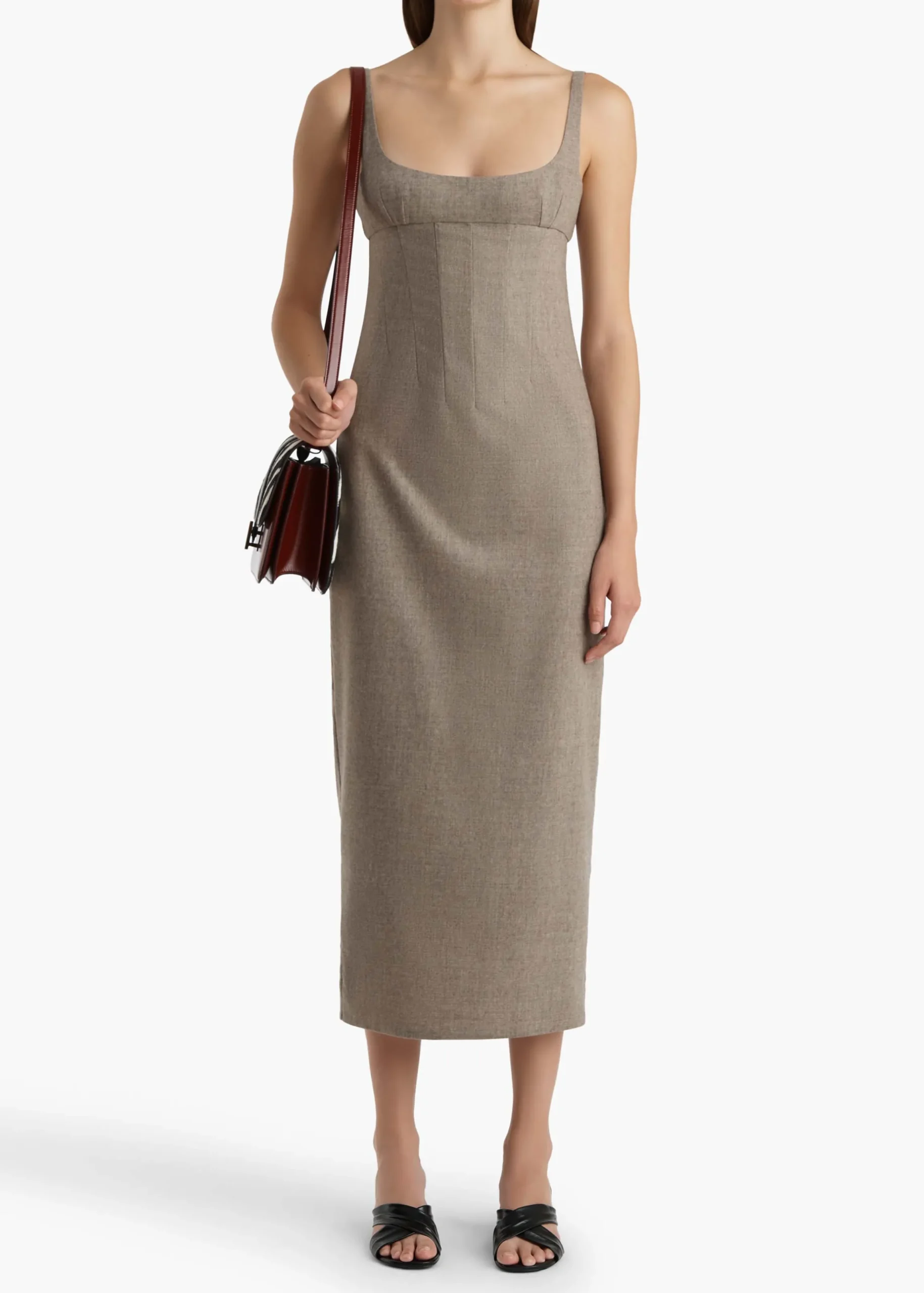 Lotte Dress in Sepia