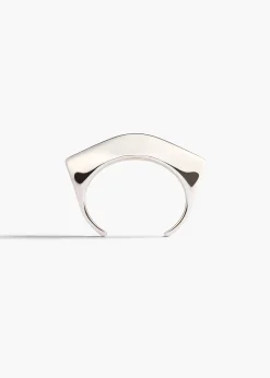 Lotus Cuff in Silver