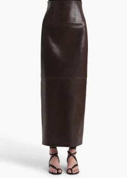 Loxley Skirt in Mud Leather