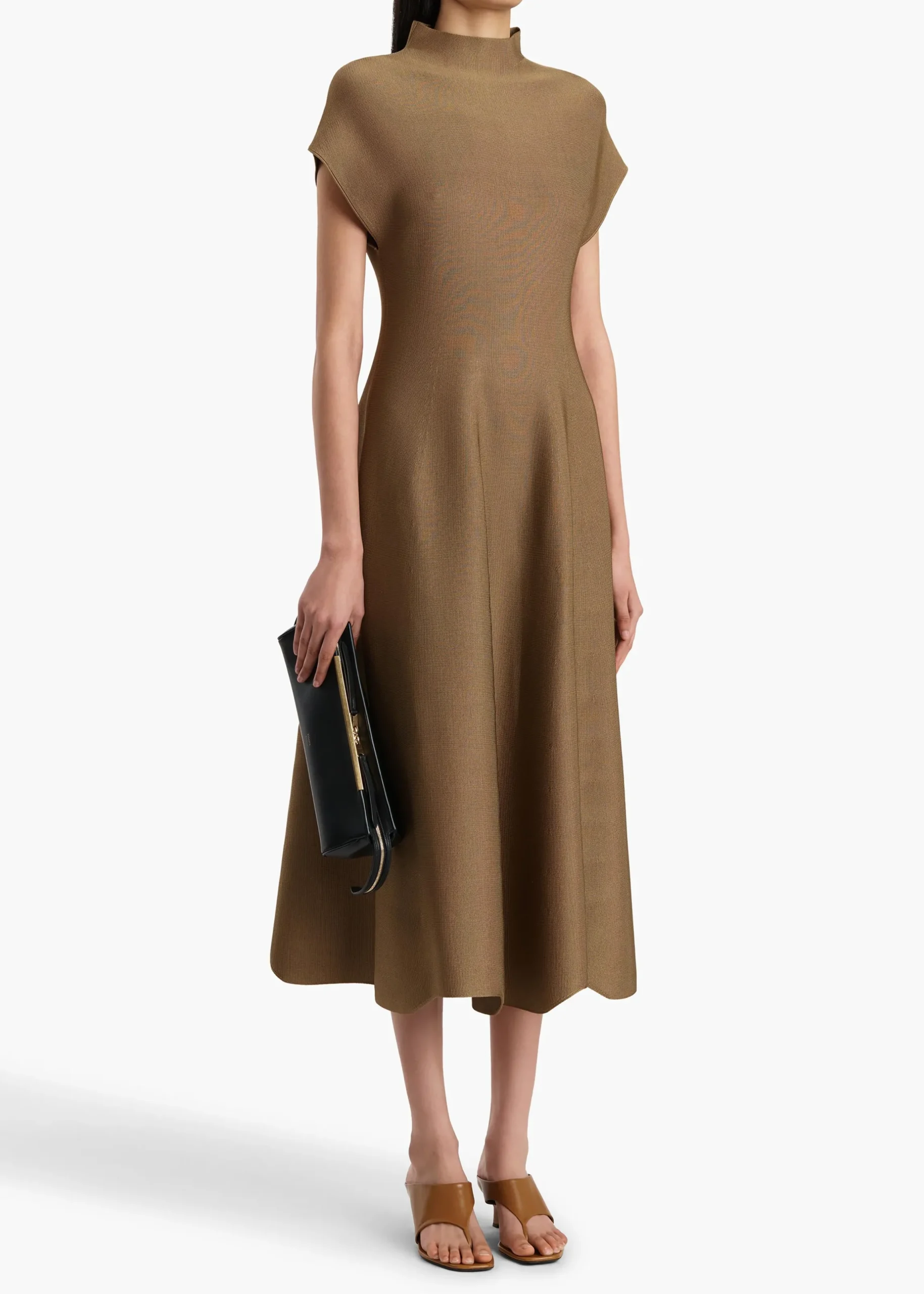 Lyra Dress in Carob