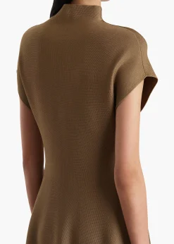Lyra Dress in Carob