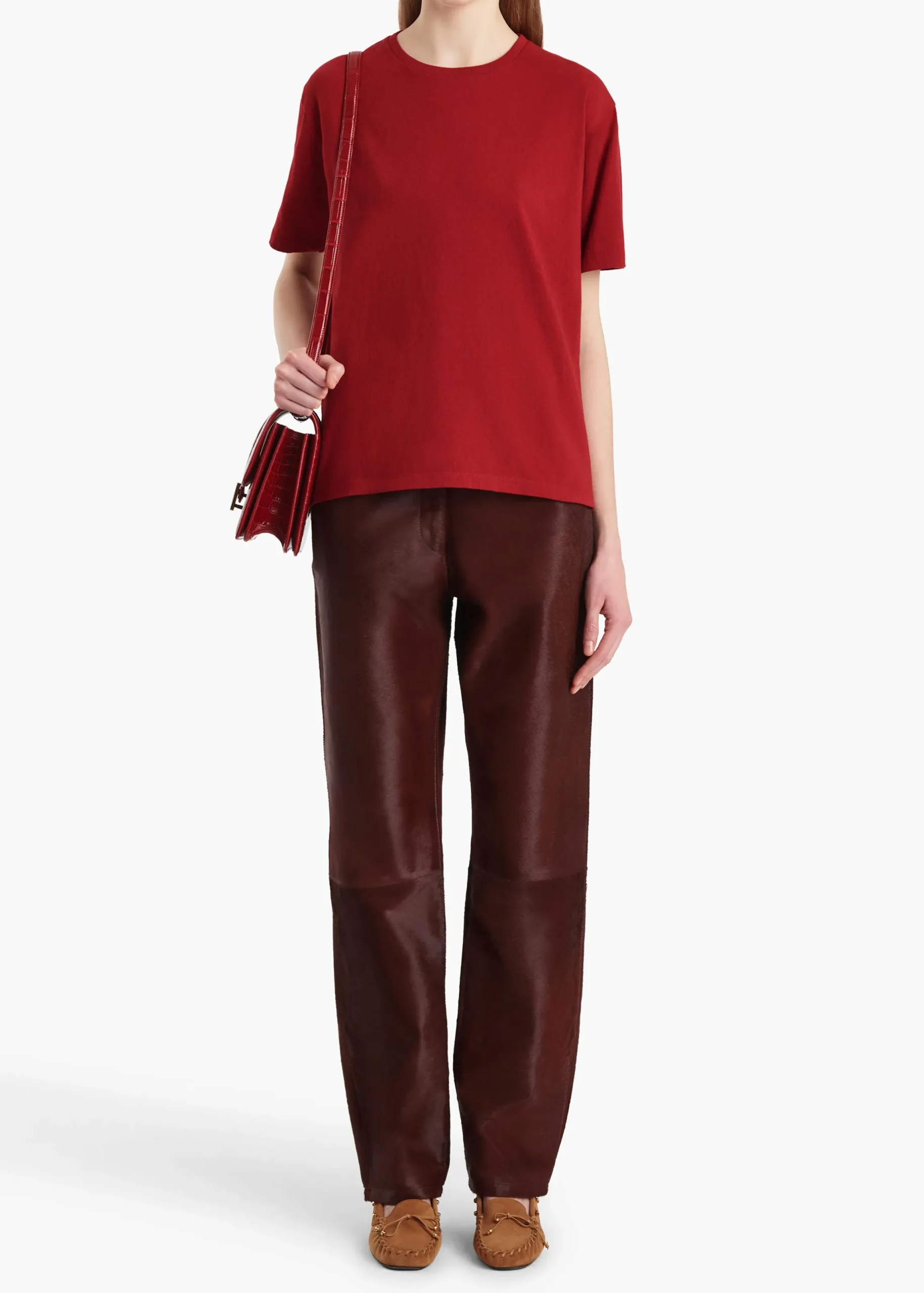 Mae T-Shirt in Crimson