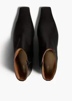 Marfa Ankle Boot in Black Leather