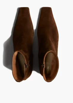 Marfa Ankle Boot in Coffee Suede