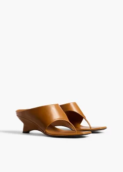 Marlow Mule in Cuoio Glazed Leather