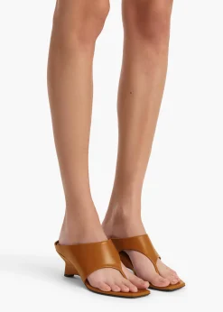 Marlow Mule in Cuoio Glazed Leather