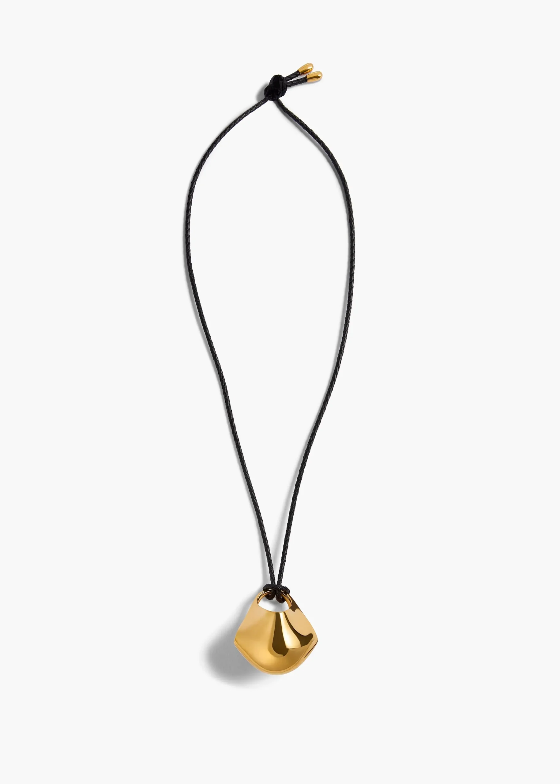 Medium Lotus Pendant in Gold