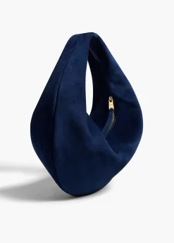 Medium Olivia Hobo in Midnight Suede