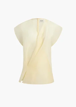 Mer Top in Pale Yellow