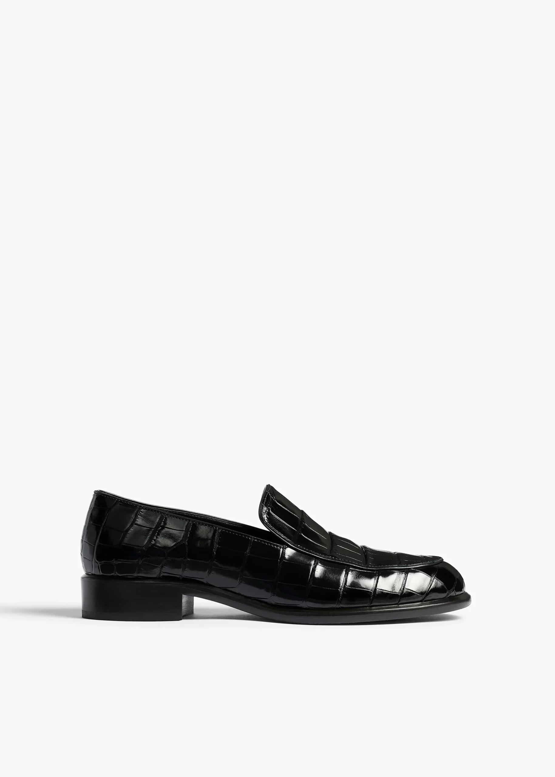 Miles Loafer in Black Alligator