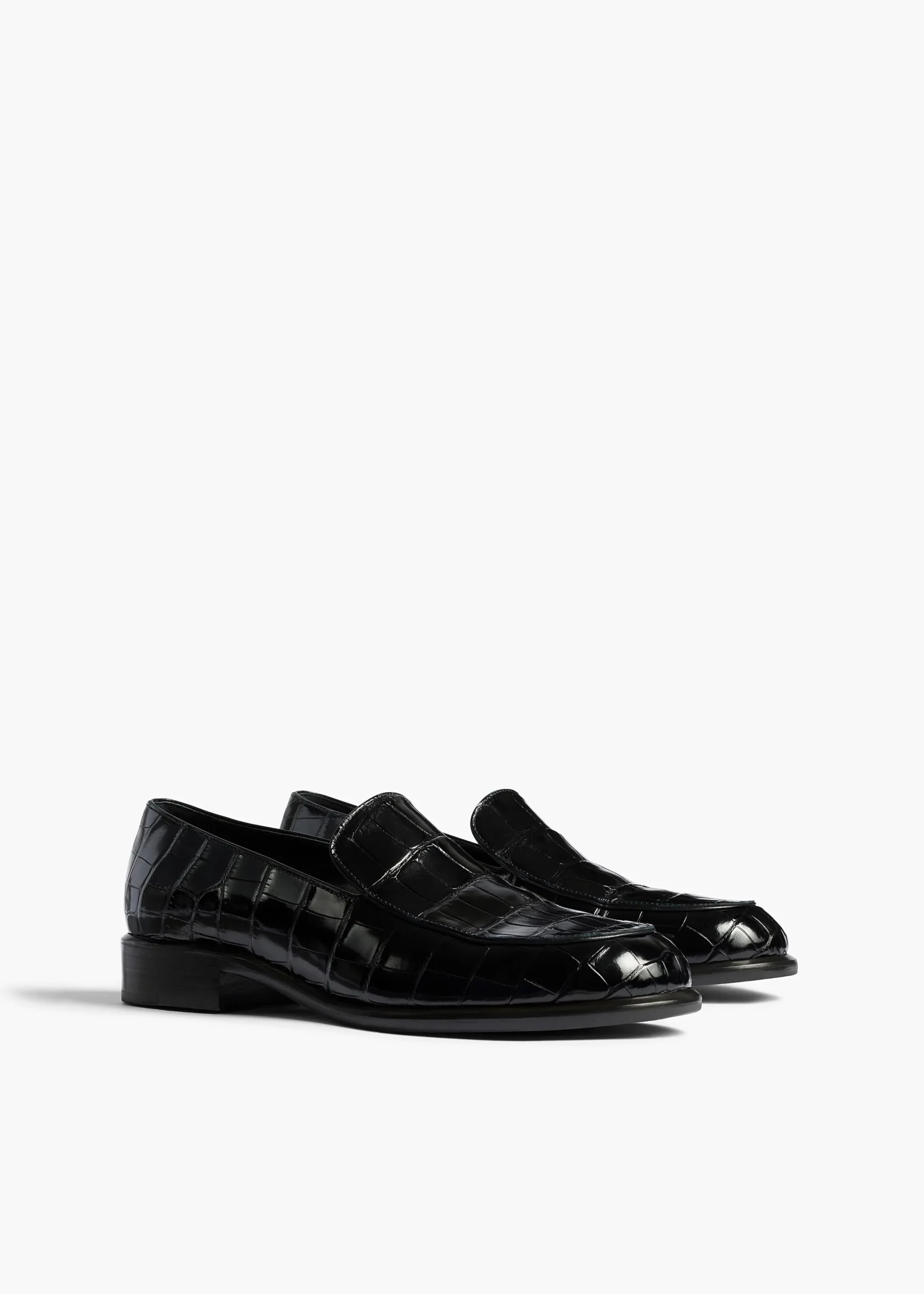 Miles Loafer in Black Alligator