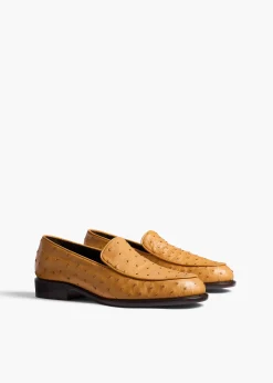 Miles Loafer in Chestnut Ostrich