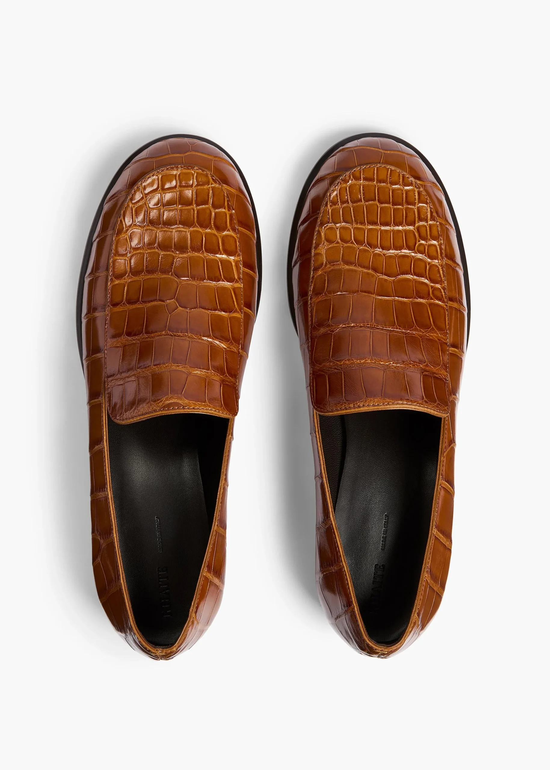 Miles Loafer in Dark Honey Alligator