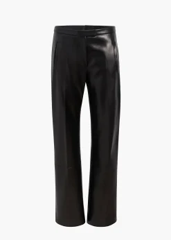 Miles Pant in Black Leather