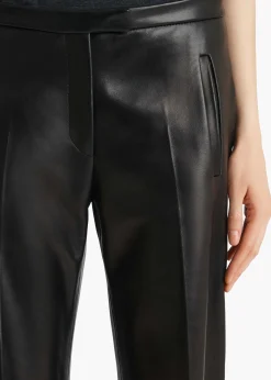 Miles Pant in Black Leather