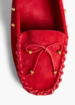 Milly Pump in Lipstick Suede