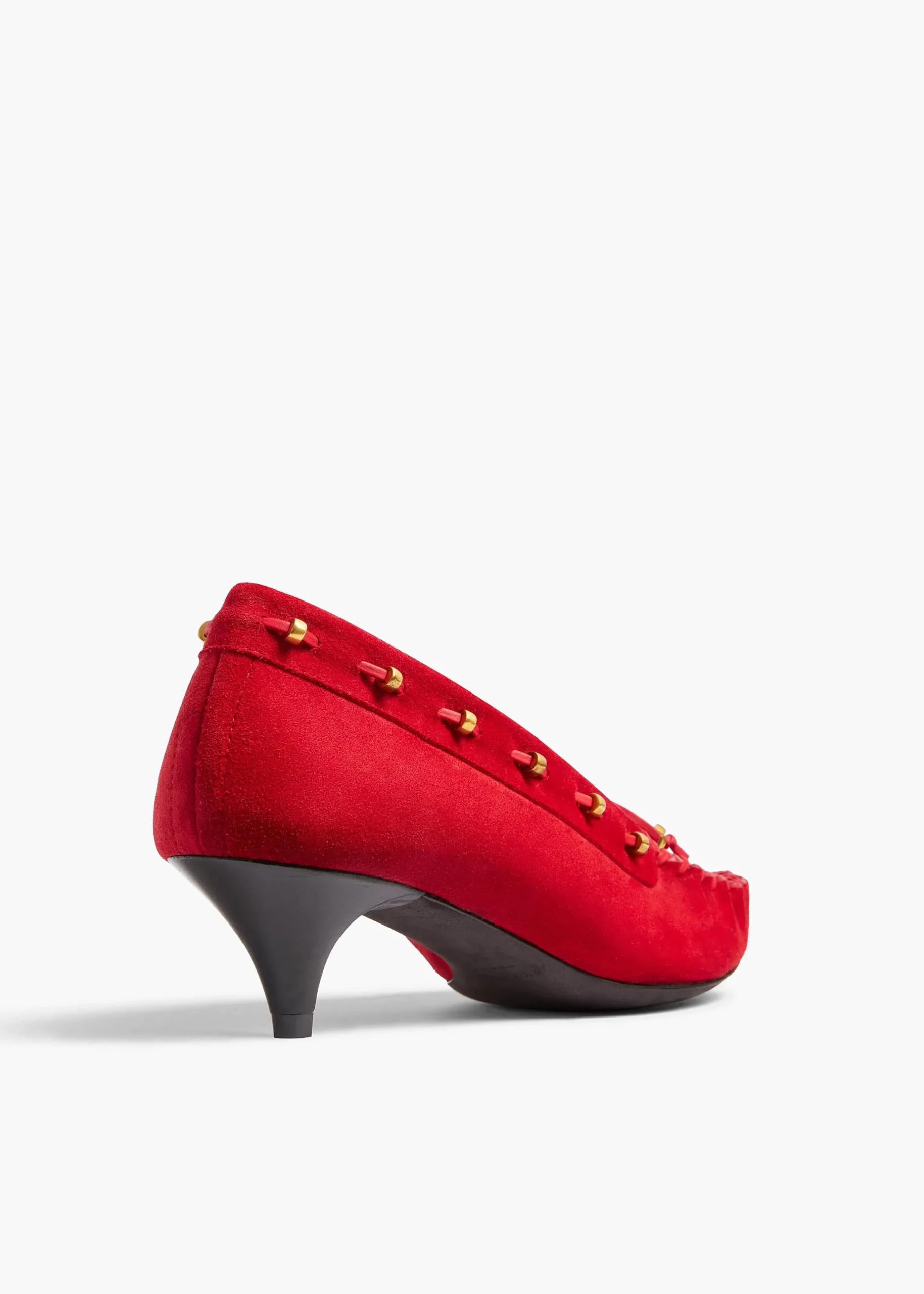 Milly Pump in Lipstick Suede