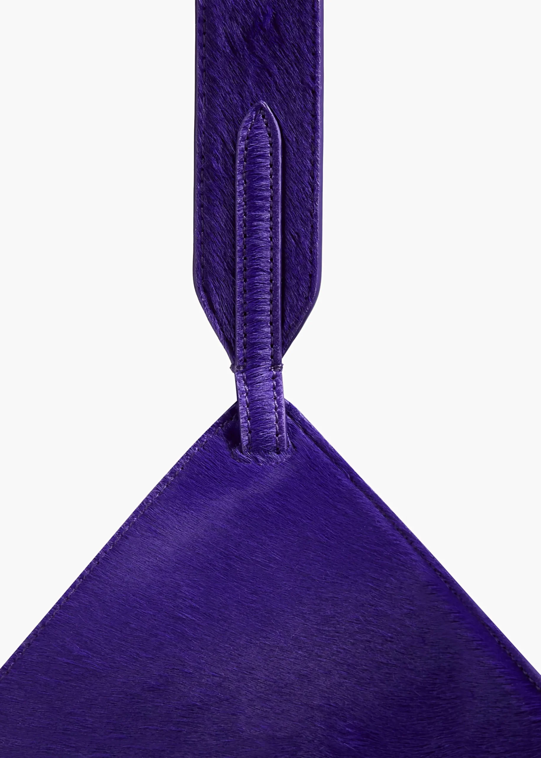 Mini Lotus Tote in Amethyst Haircalf and Suede