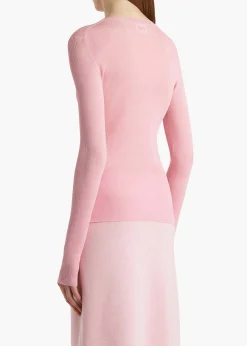 Mosi Top in Rosewater