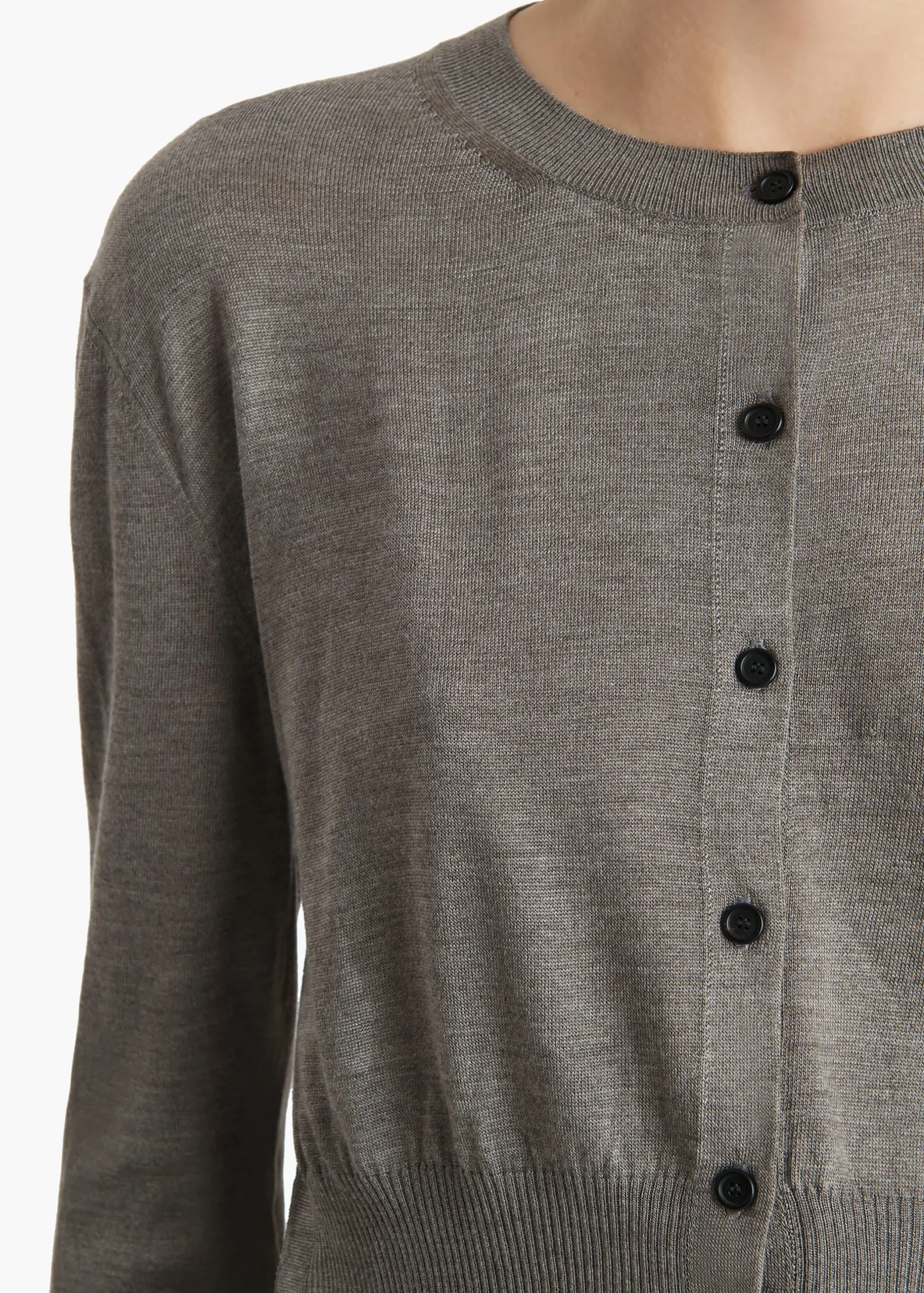 Nadyne Cardigan in Sterling