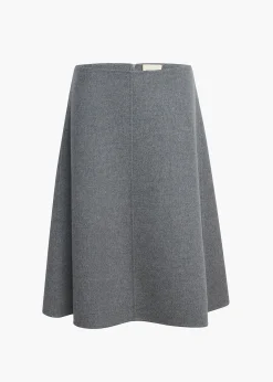 Nania Skirt in Grey Melange