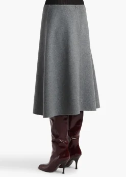 Nania Skirt in Grey Melange