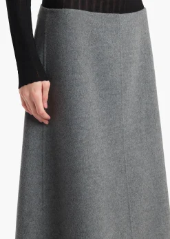 Nania Skirt in Grey Melange