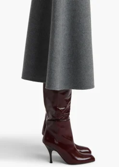 Nania Skirt in Grey Melange
