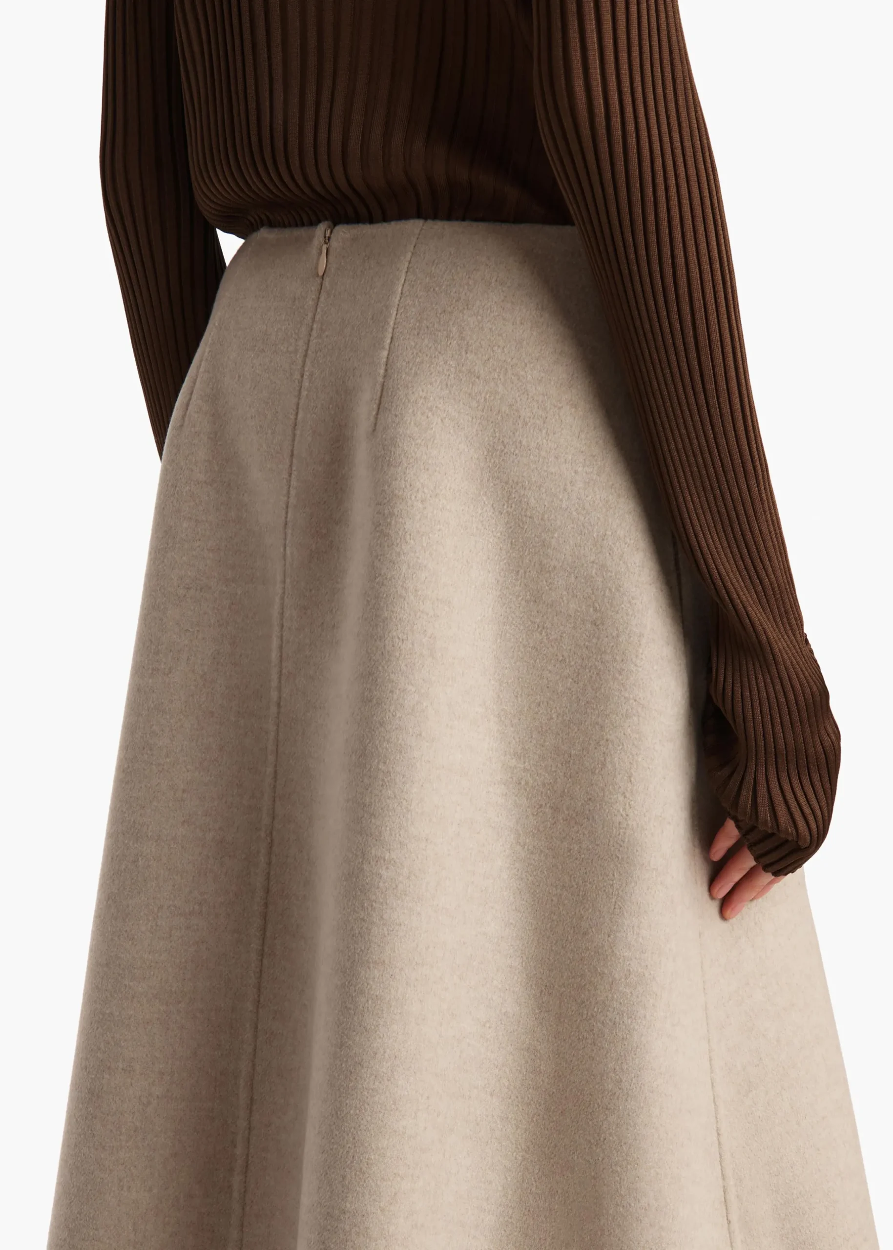 Nania Skirt in Oatmeal