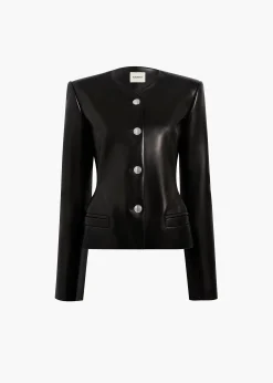 Nara Jacket in Black Leather