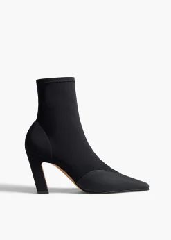 Nevada Stretch High Boot in Black Nylon