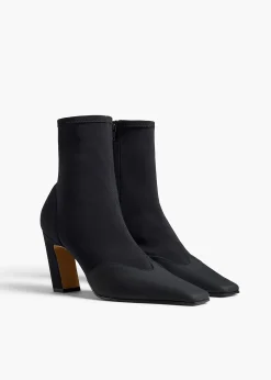 Nevada Stretch High Boot in Black Nylon