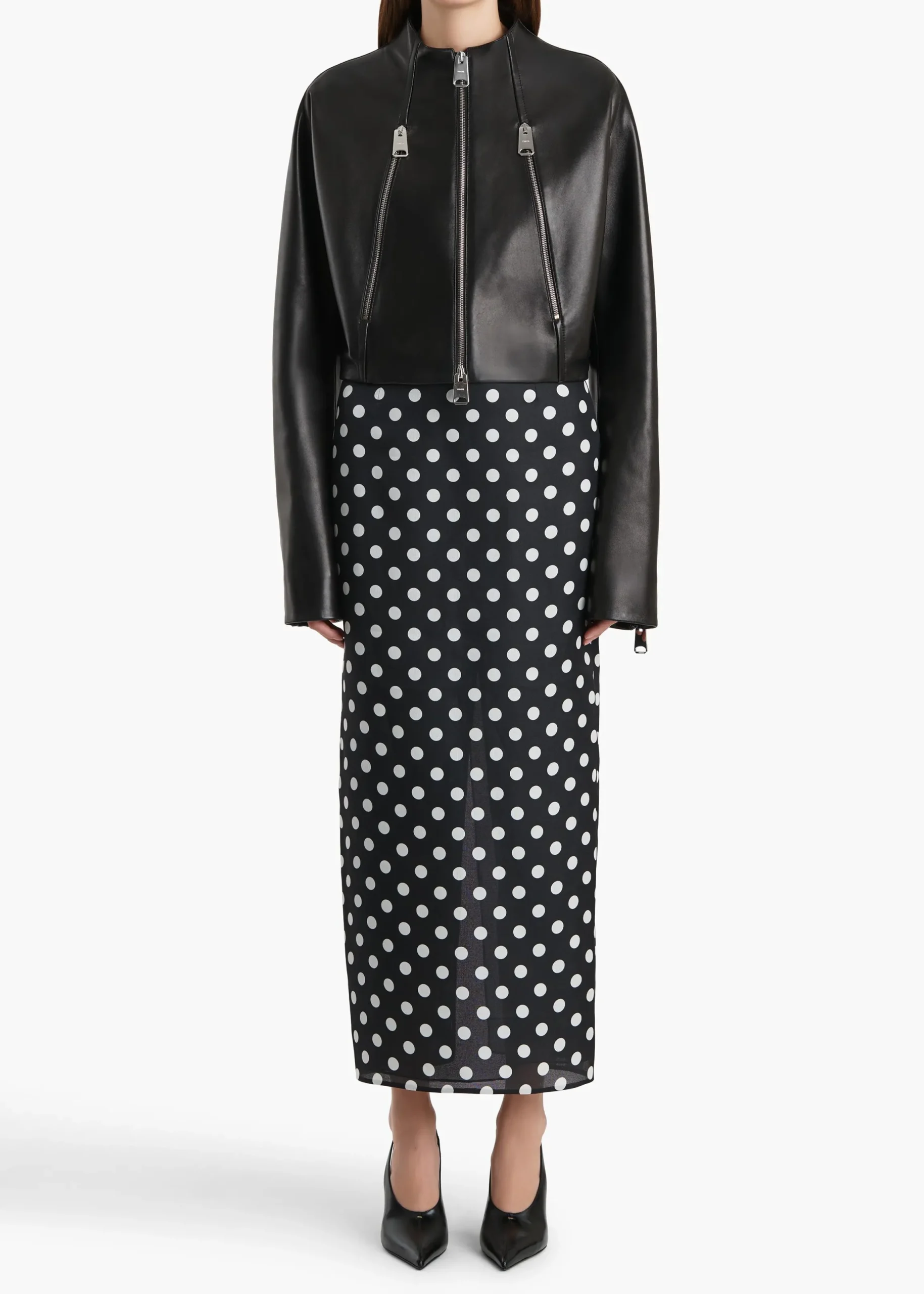 Niko Jacket in Black Leather