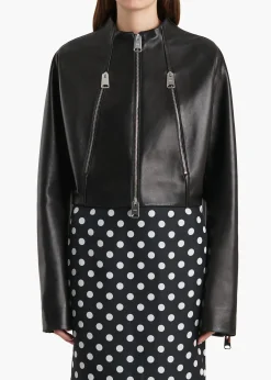 Niko Jacket in Black Leather