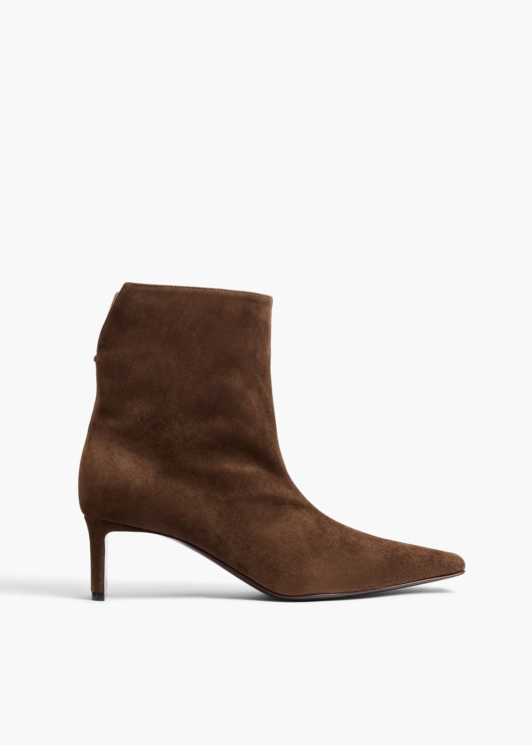 Ona Ankle Boot in Ebano Suede