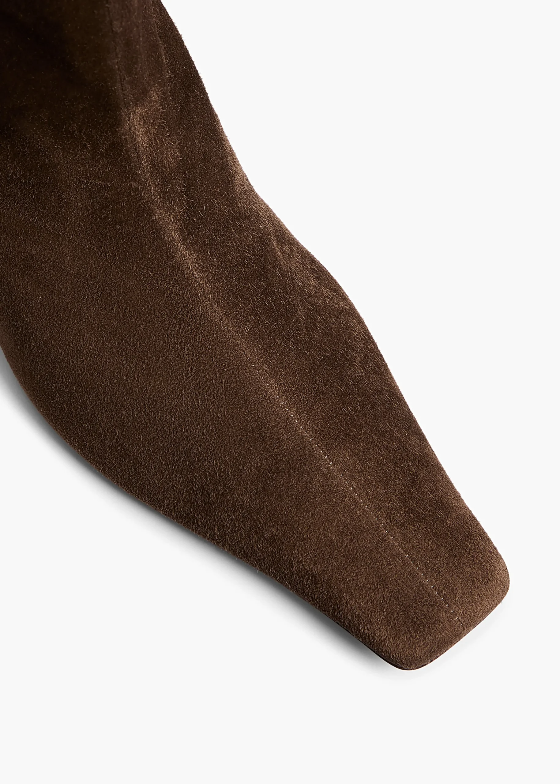 Ona Ankle Boot in Ebano Suede