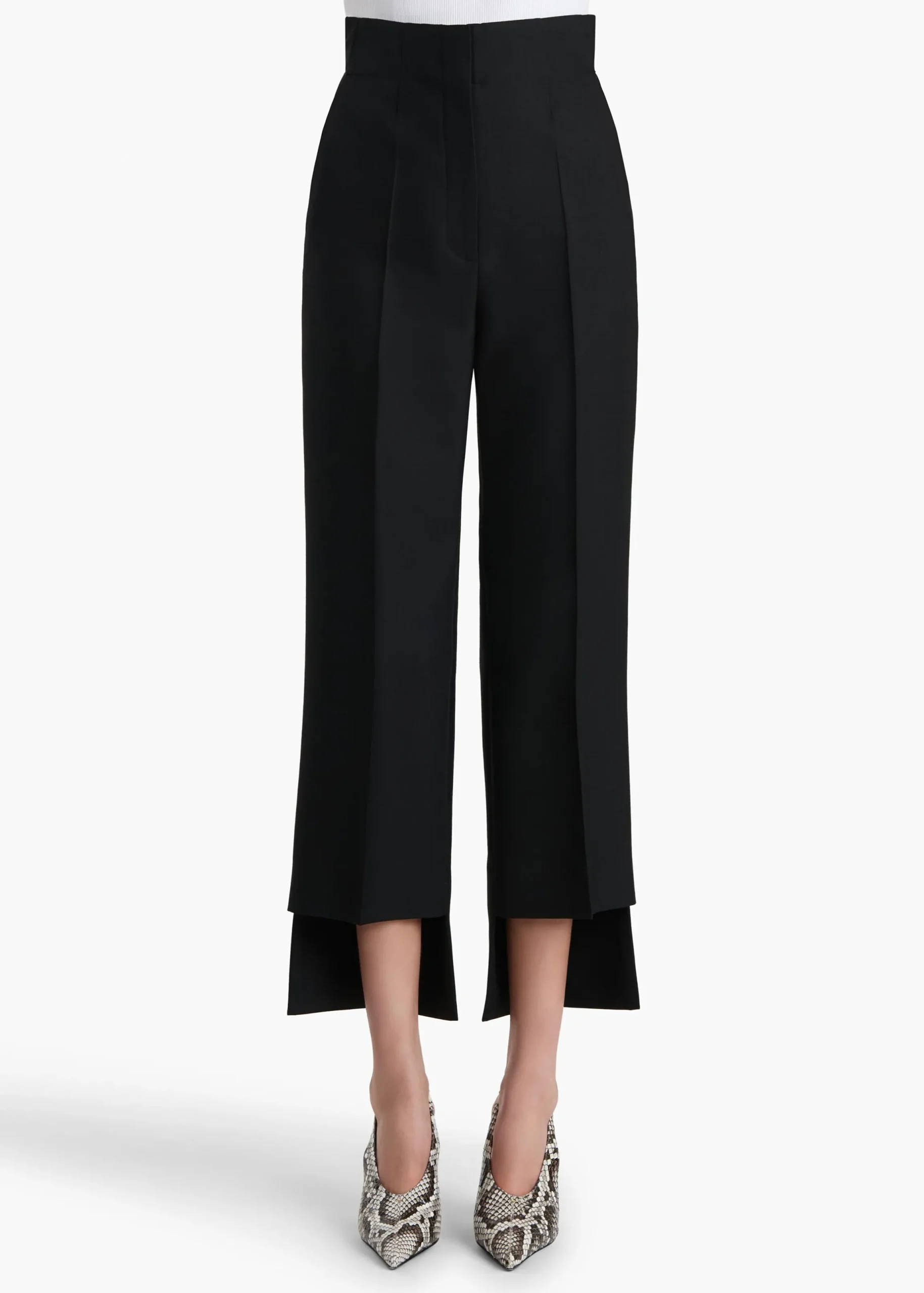 Rae Pant in Black Crepe