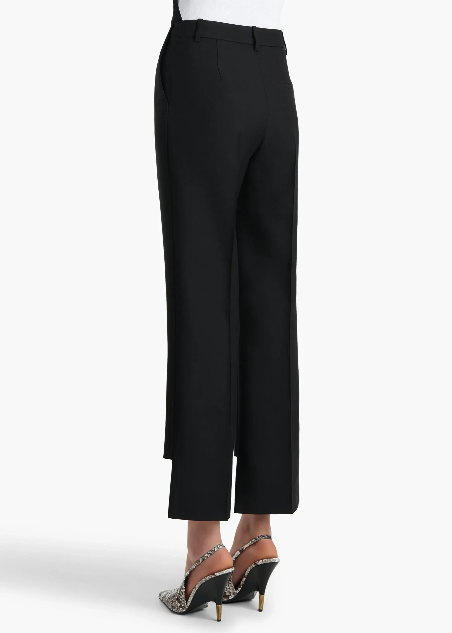 Rae Pant in Black Crepe
