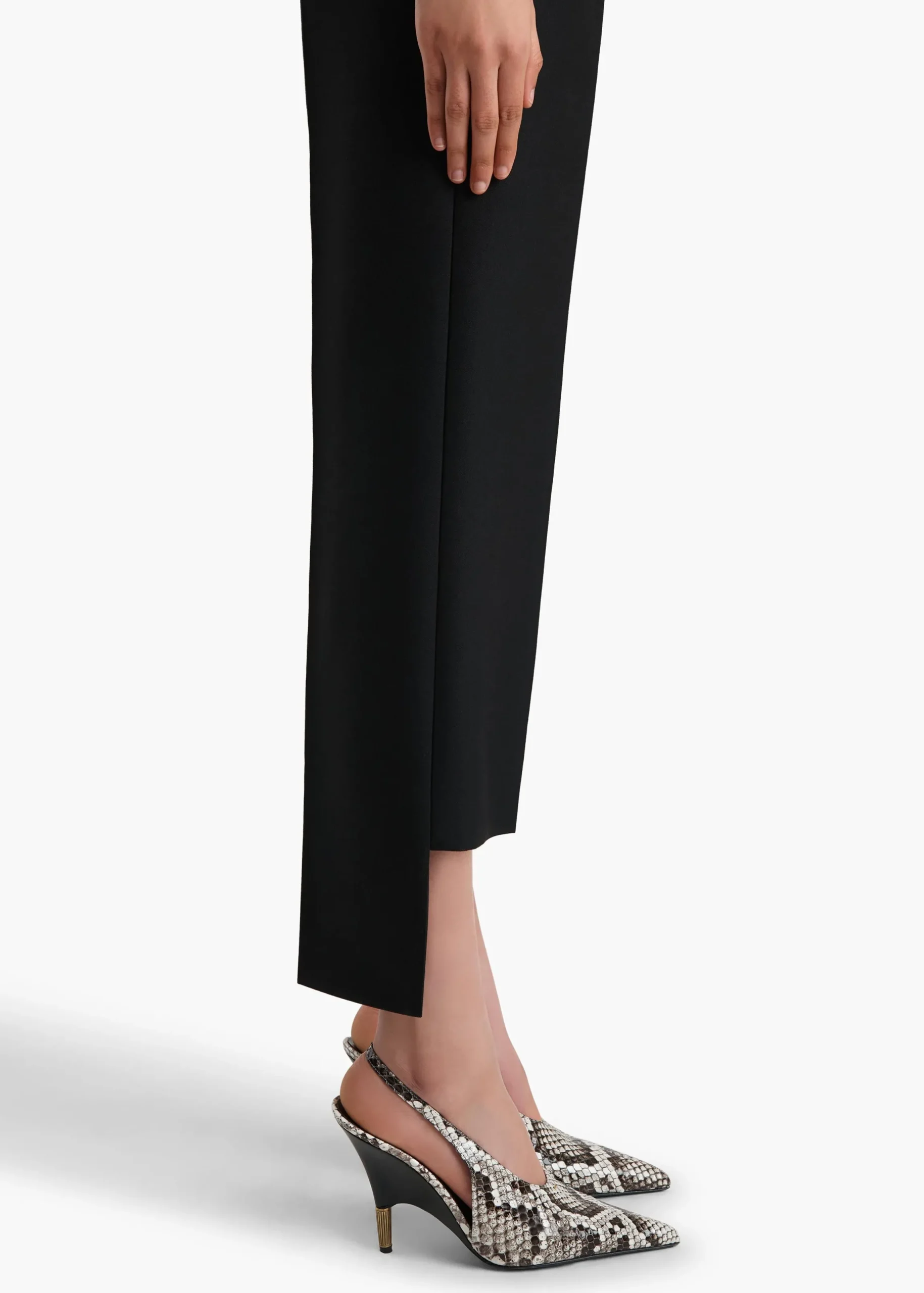 Rae Pant in Black Crepe