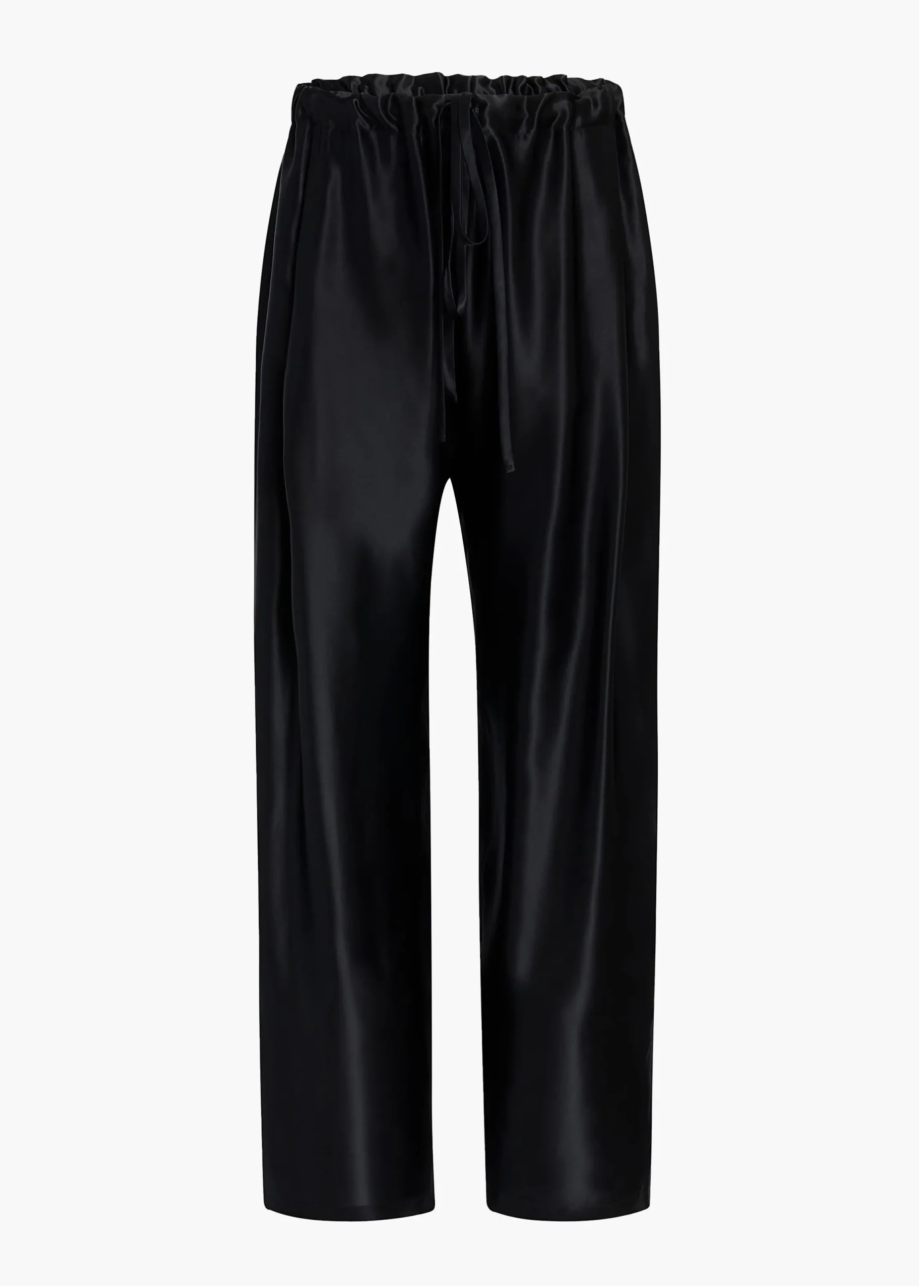 Rohen Pant in Black Satin