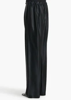 Rohen Pant in Black Satin
