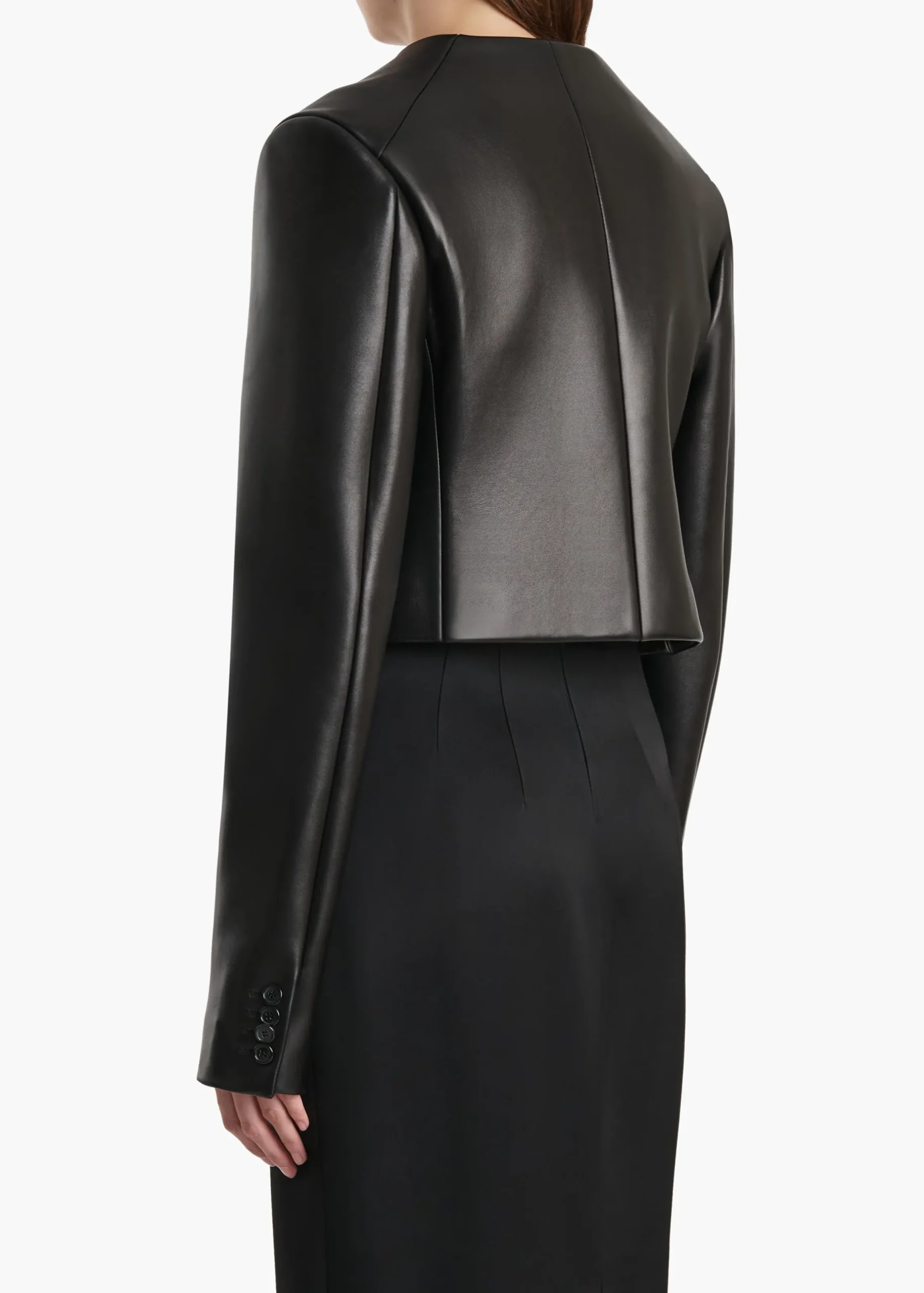 Roto Jacket in Black Leather