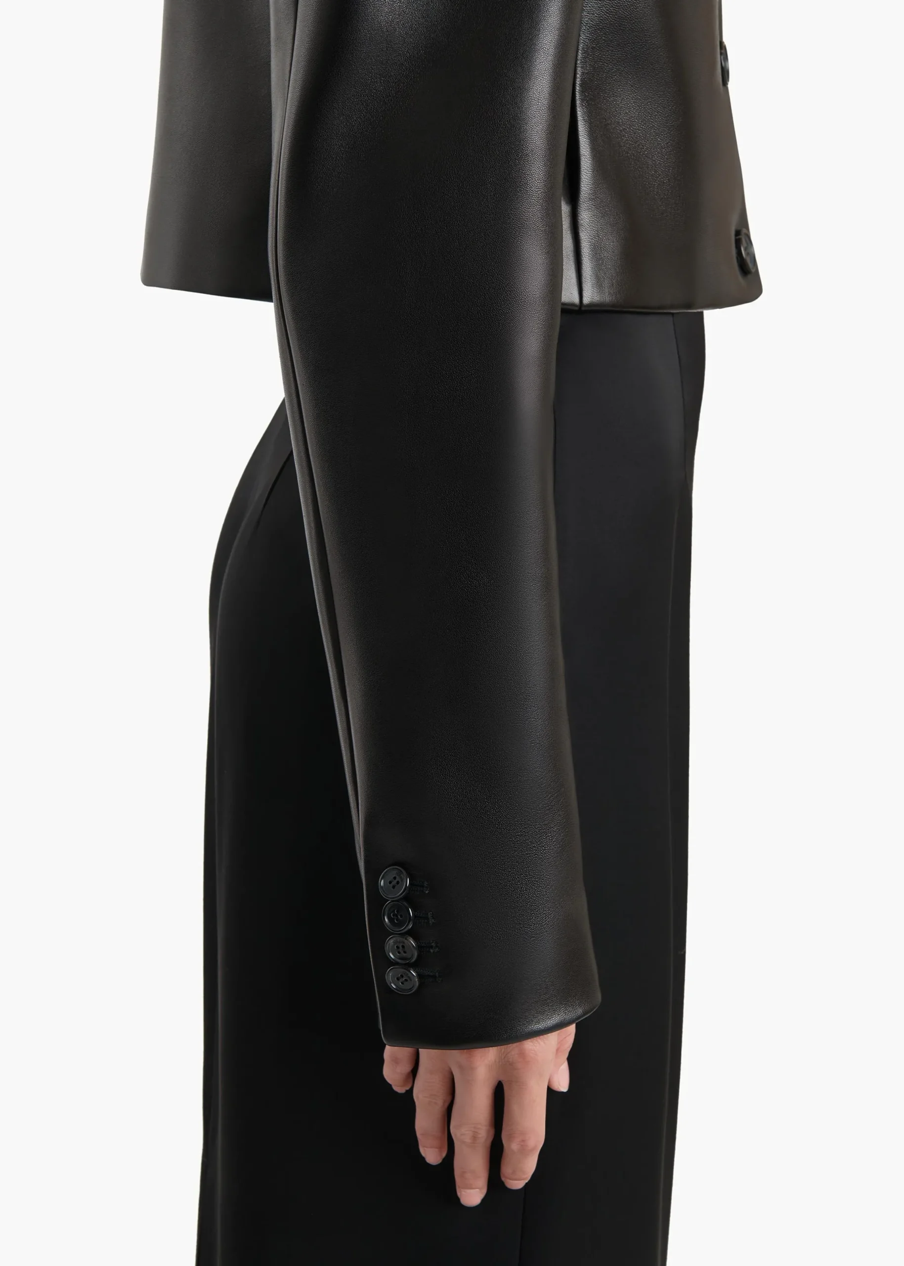 Roto Jacket in Black Leather