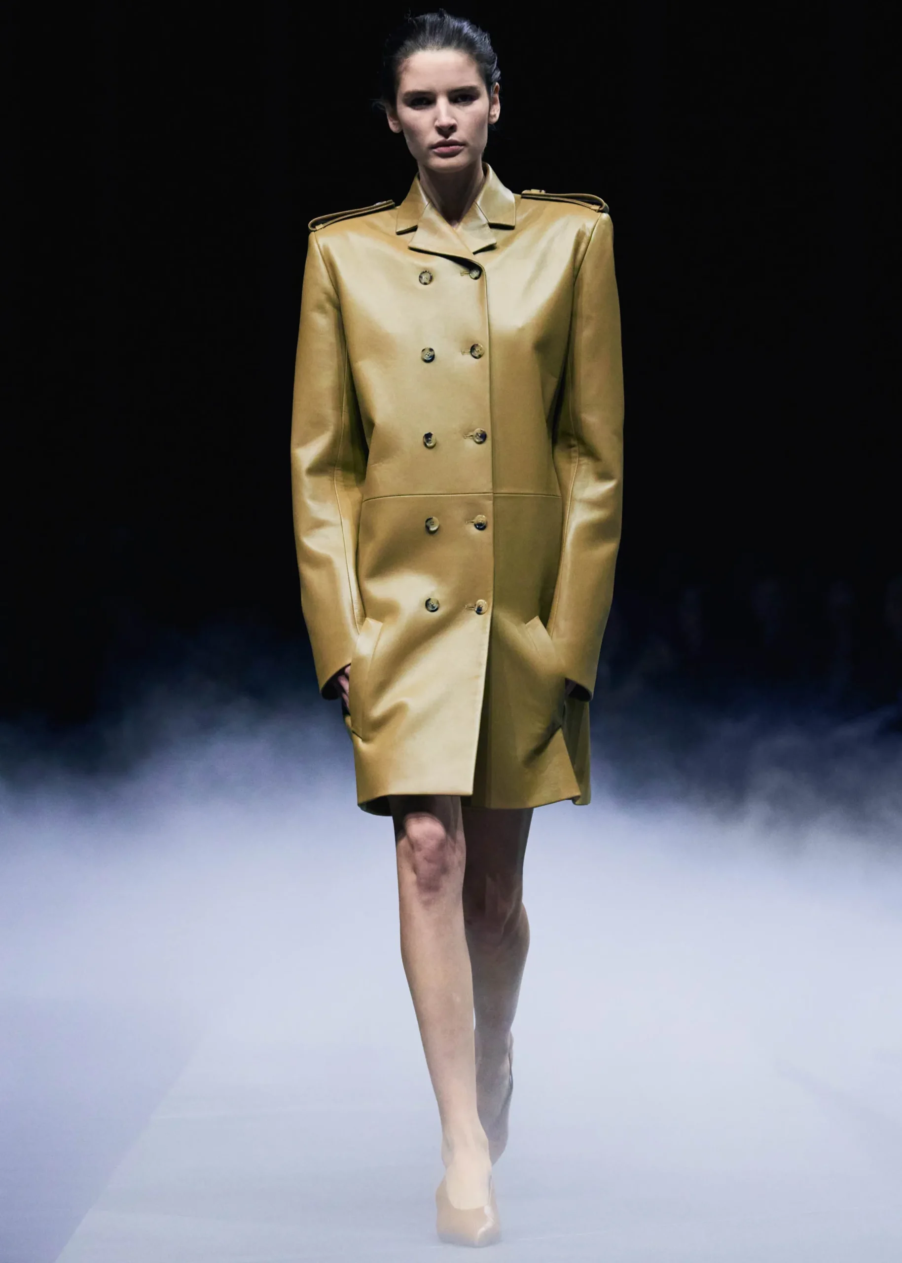 Sadra Coat in Golden Ochre