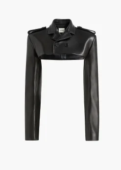 Sadran Jacket in Black Leather