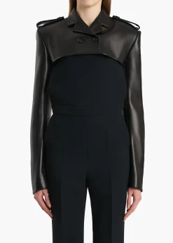 Sadran Jacket in Black Leather